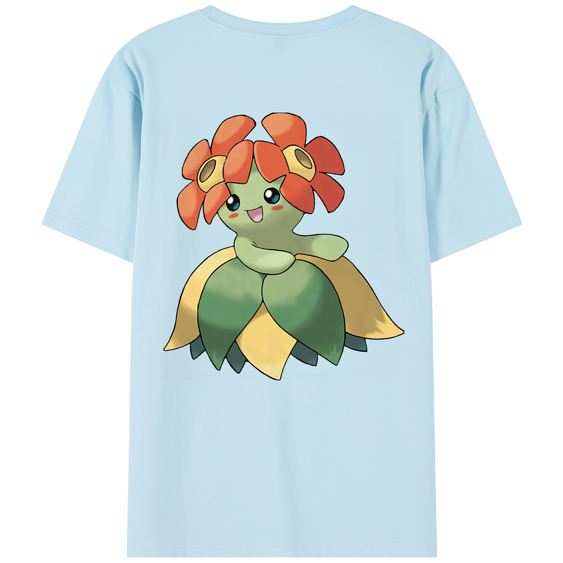 （画像用） ポケットモンスター Pokémon 綿100％半袖Tシャツ（背面プリント）